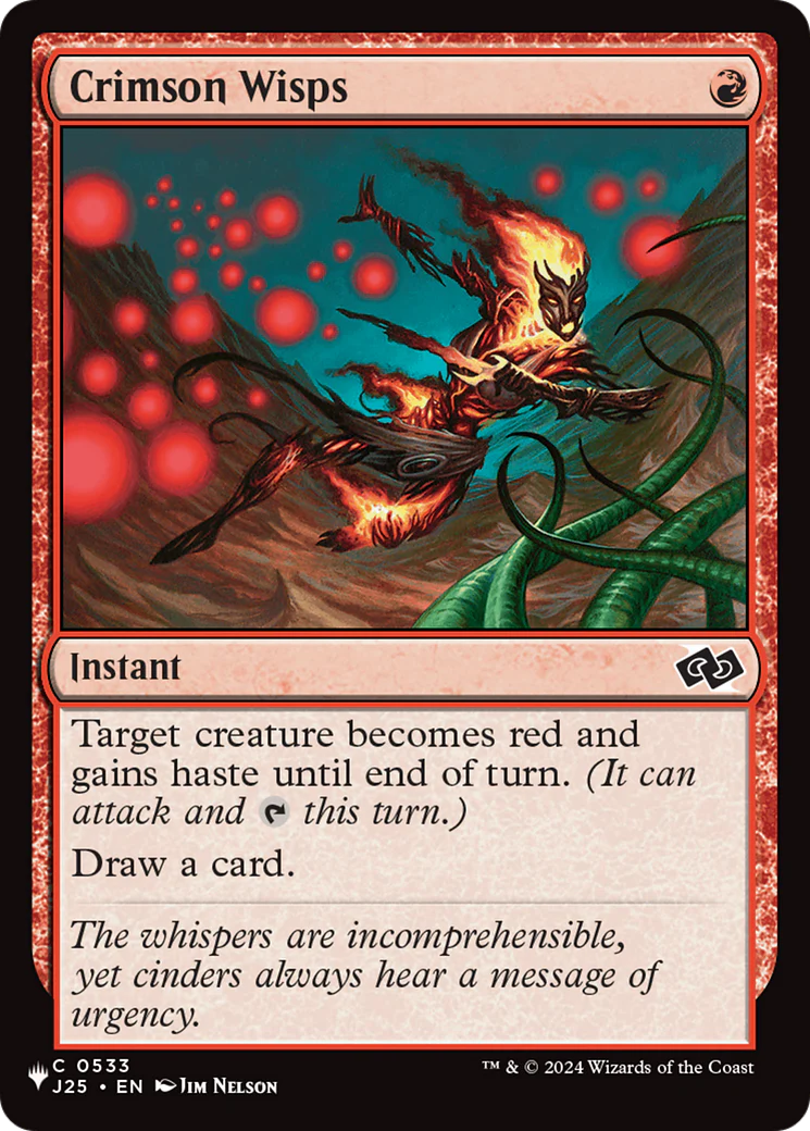 Crimson Wisps - J25 Reprint (PLST)