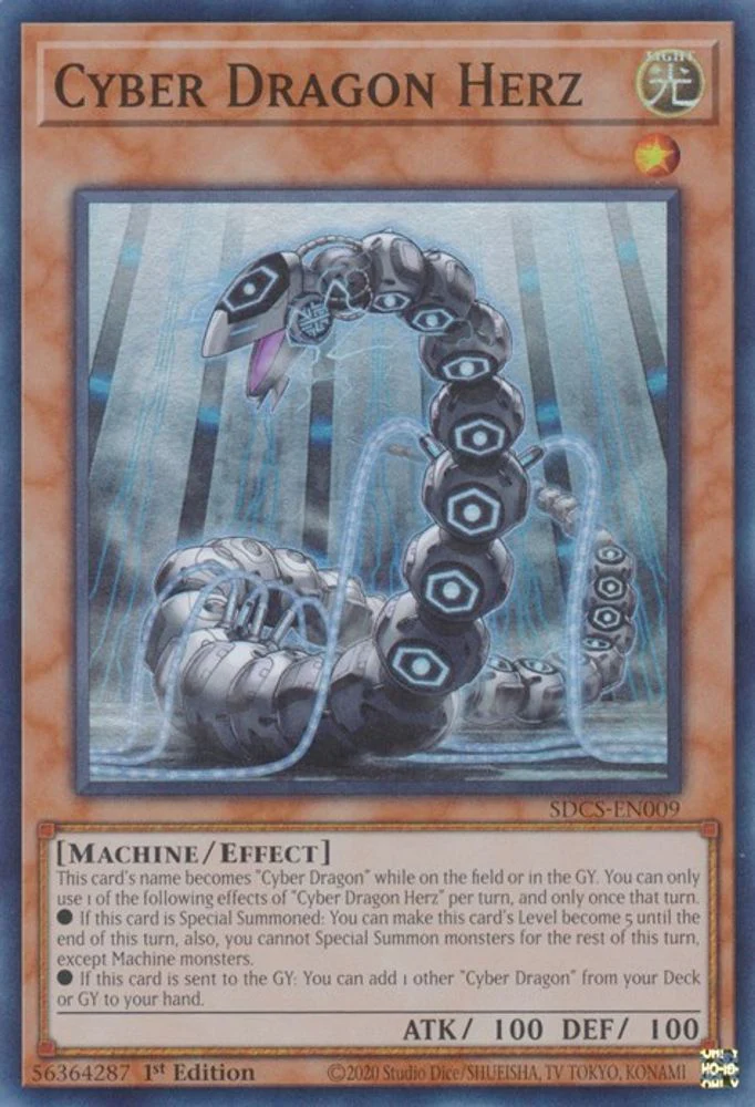 Cyber Dragon Herz - SDCS-EN009 - Super Rare - Unlimited
