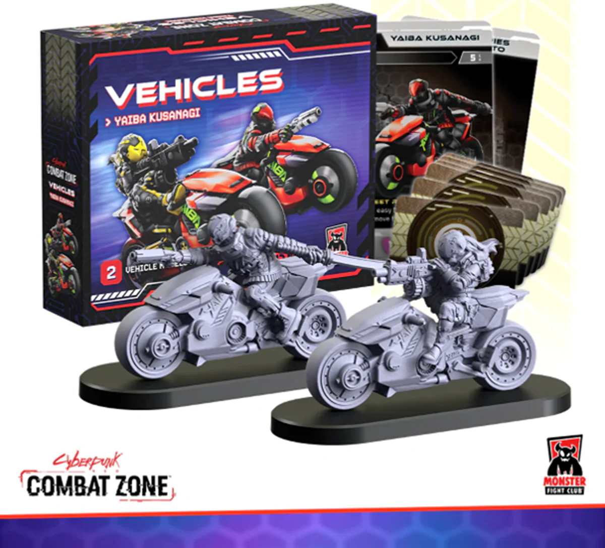 Cyberpunk Red: Combat Zone - Vehicles: Yaiba Kusanagi [MFC45143] (Pre-Order)