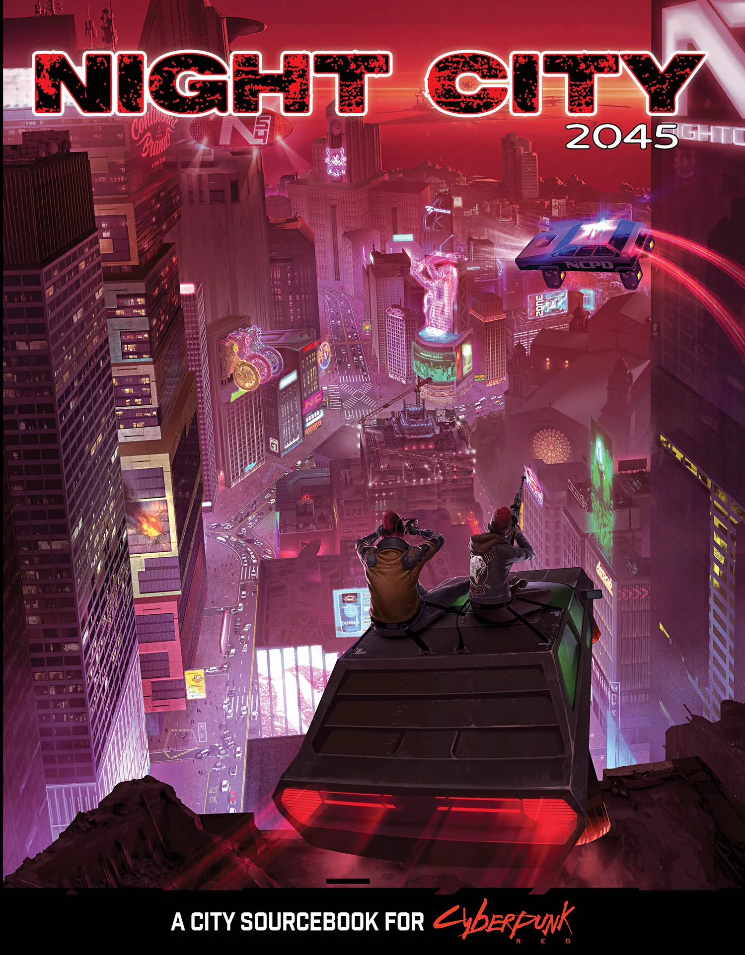 Cyberpunk Red RPG - Night City 2045 (HC) (Pre-Order)