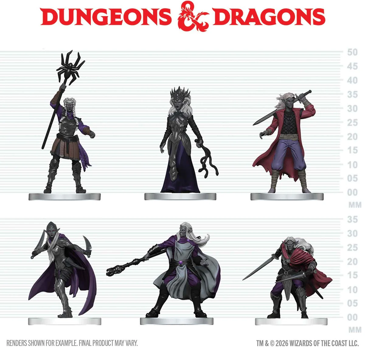 D&D: Icons of the Realms - Drow Warband [96246] (Pre-Order)