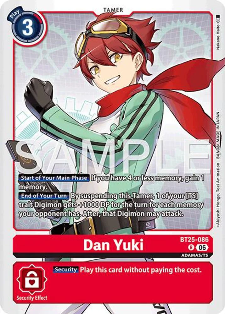 Dan Yuki - BT25-086 - Rare
