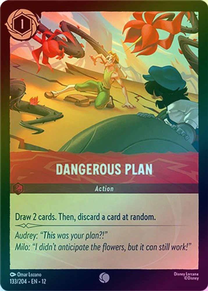 Dangerous Plan - 133/204 - Common (Foil)