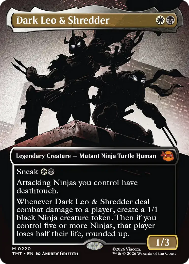 Dark Leo & Shredder - Silhouette Showcase (TMT)