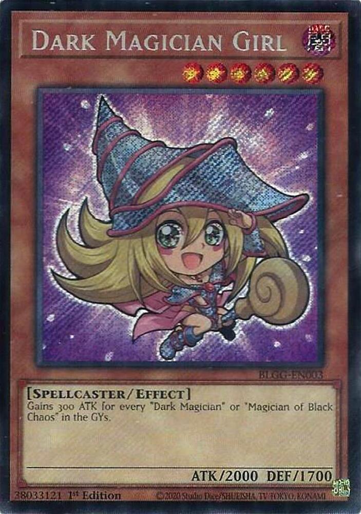 Dark Magician Girl - BLGG-EN003 - Secret Rare - 1st Edition