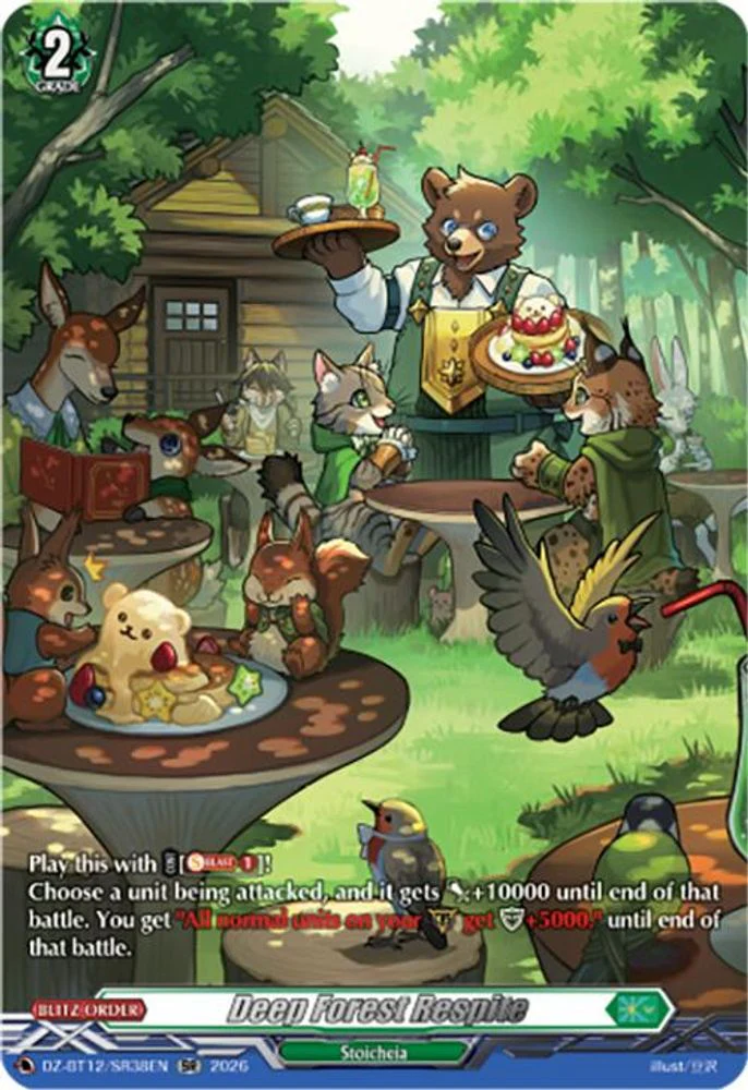 Deep Forest Respite (SR) - DZ-BT12/SR38EN - Silver Rare