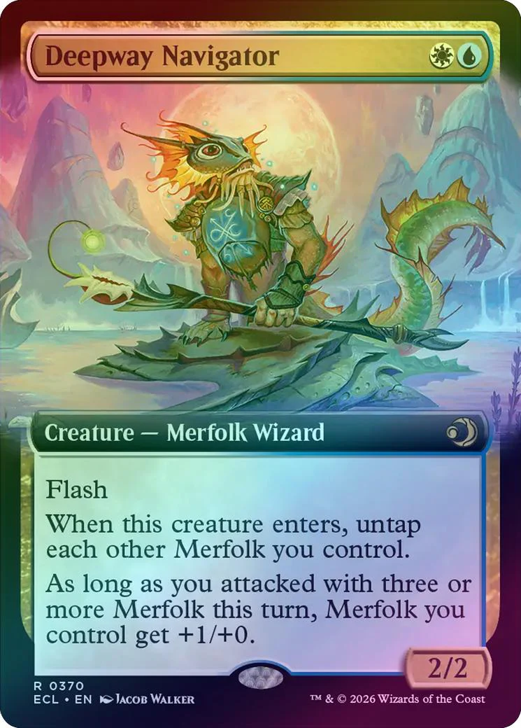 Deepway Navigator - Extended Art (Foil) (ECL)