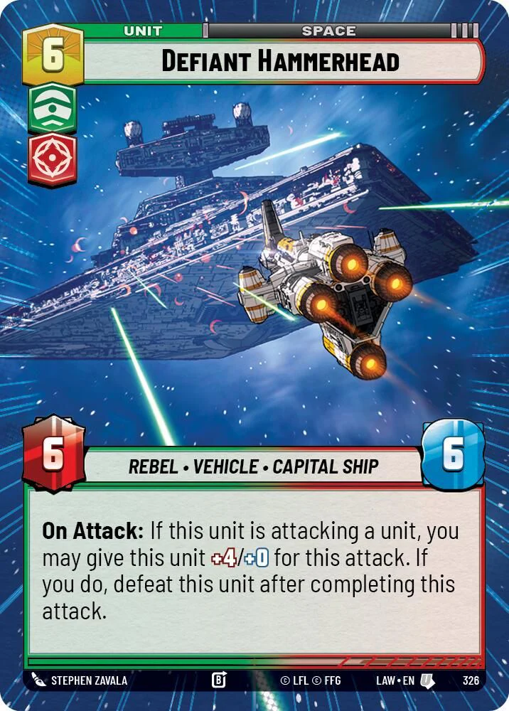 Defiant Hammerhead (Hyperspace) - 326 - Uncommon