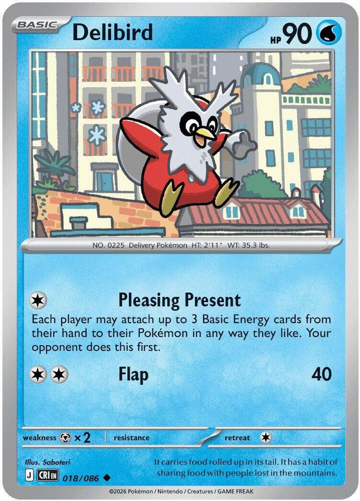 Delibird - 018/086 - Uncommon
