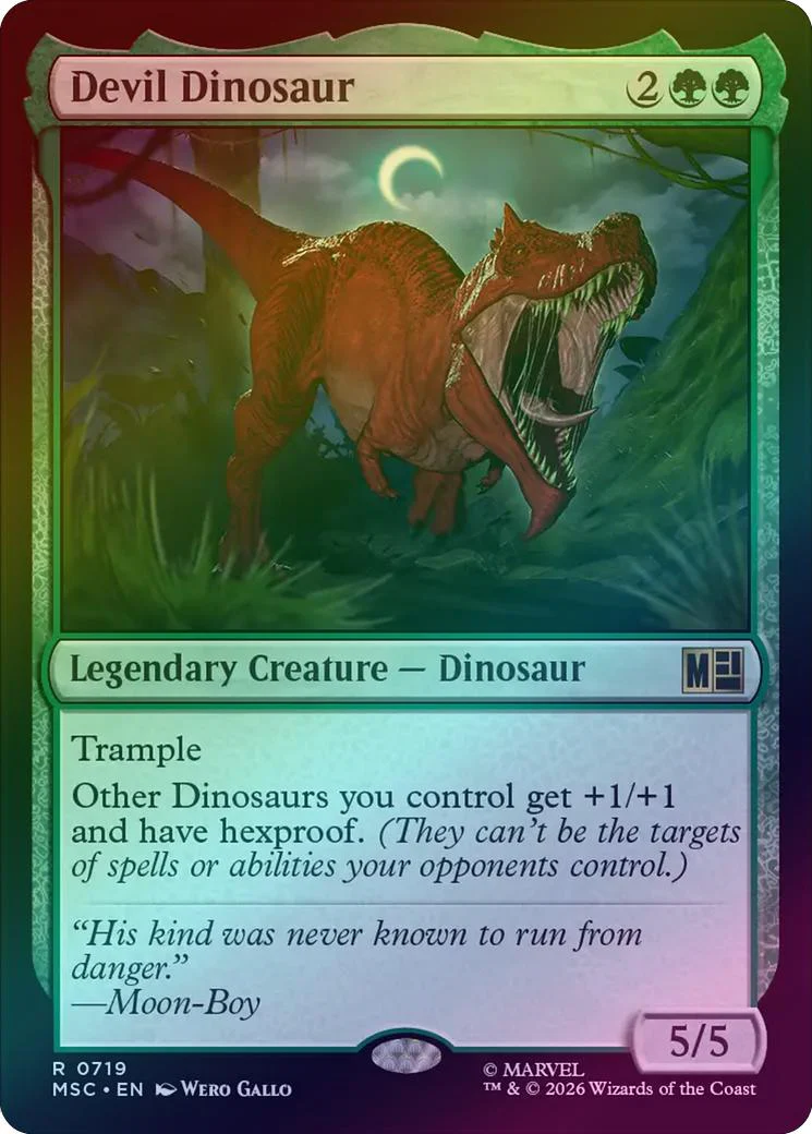Devil Dinosaur (Foil) (MSC)