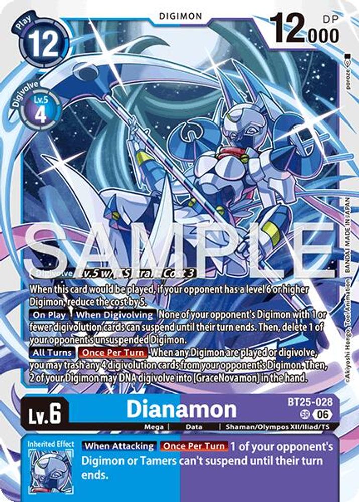 Dianamon - BT25-028 - Super Rare