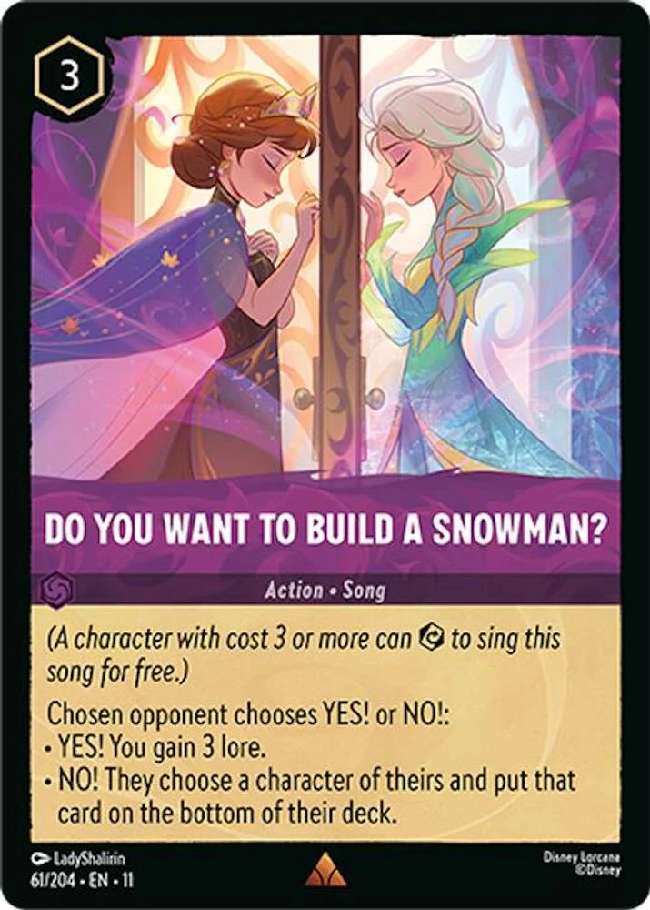 Do You Want To Build A Snowman? - 61/204 - Rare