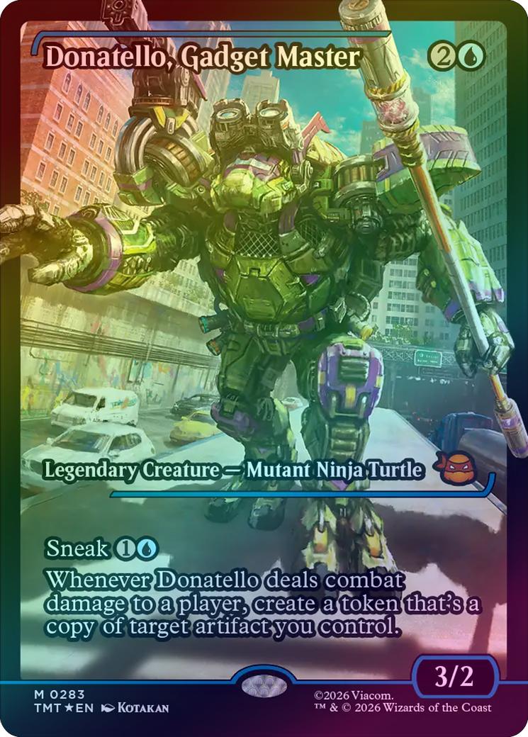 Donatello, Gadget Master - Japan Showcase (Foil) (TMT)