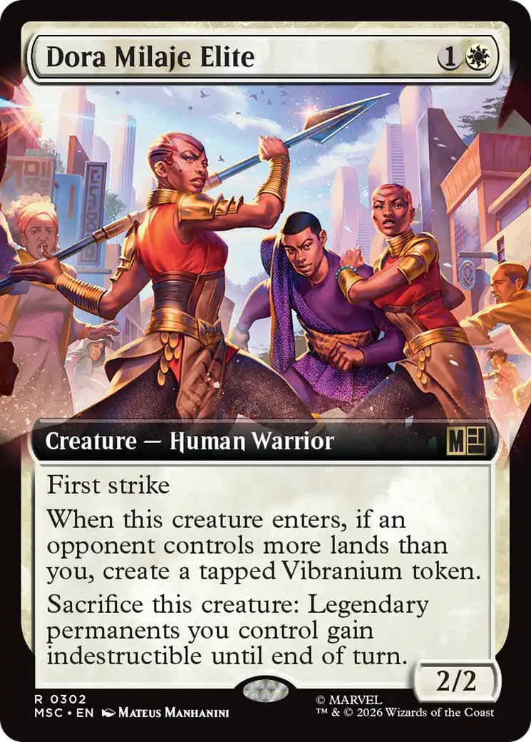 Dora Milaje Elite - Extended Art (MSC)