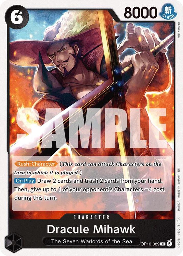 Dracule Mihawk - OP16-089 - Common