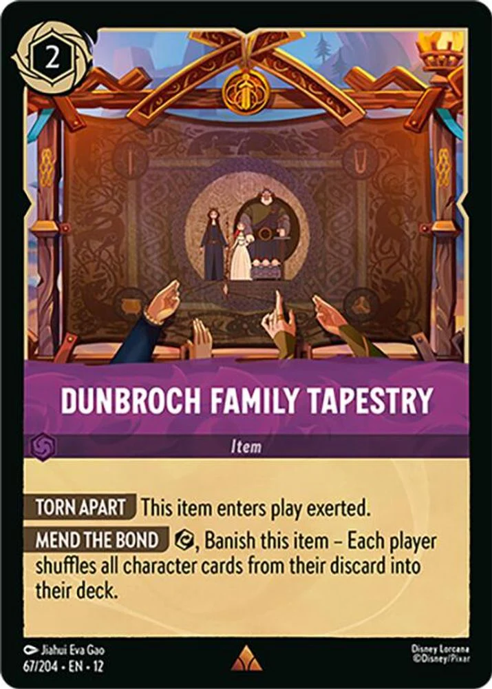 DunBroch Family Tapestry - 67/204 - Rare