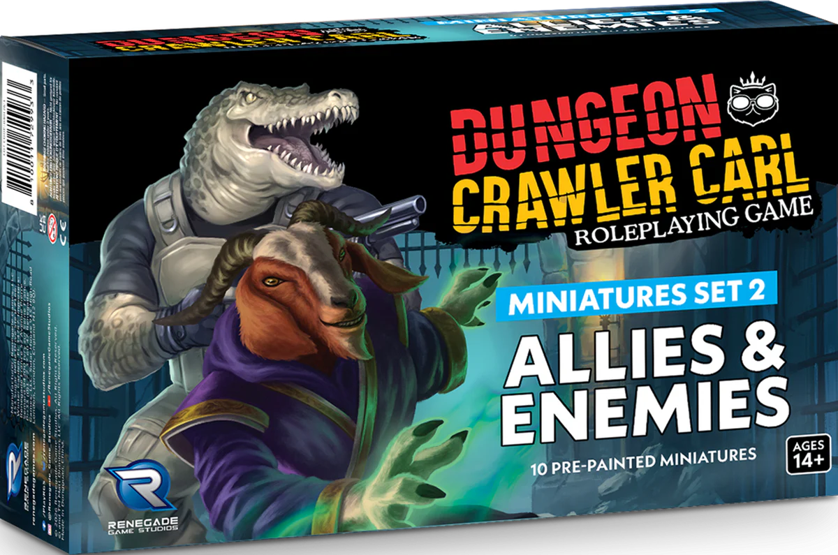 Dungeon Crawler Carl RPG - Miniatures Set 2: Allies & Enemies [RGS02993] (Pre-Order)