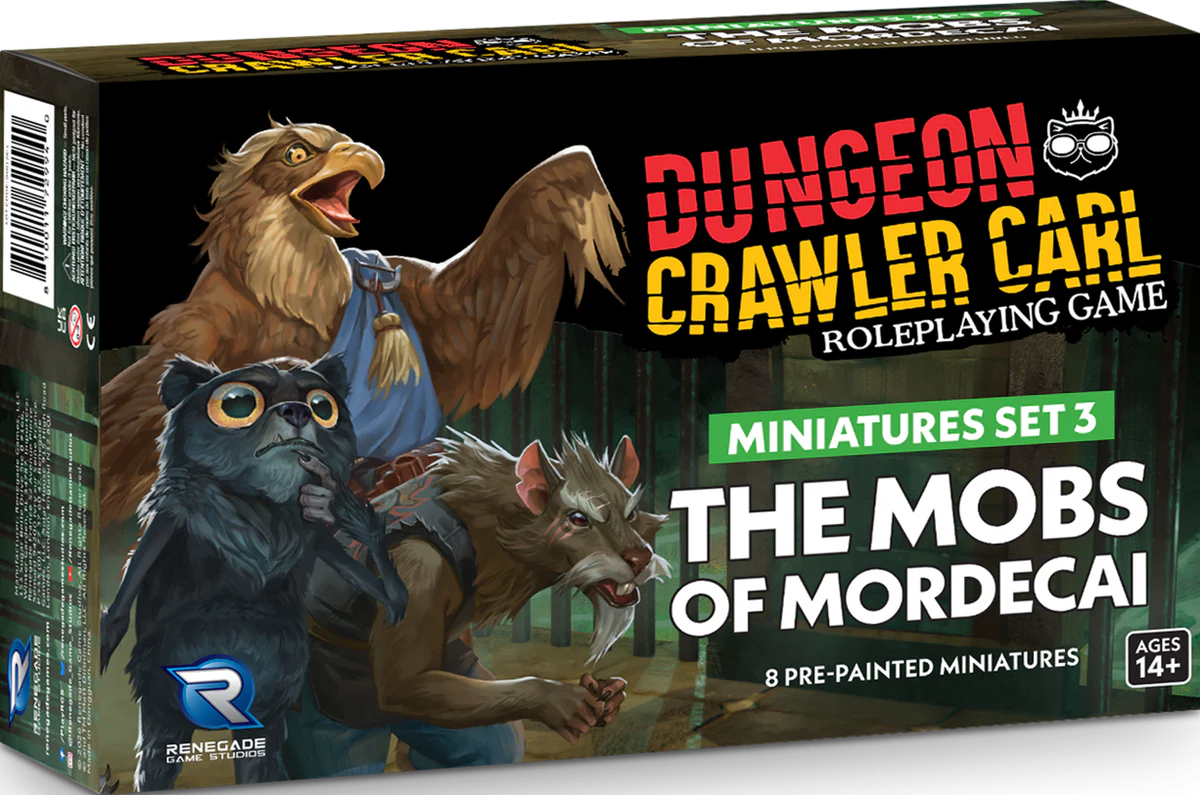 Dungeon Crawler Carl RPG - Miniatures Set 3: The Mobs of Mordecai [RGS02994] (Pre-Order)