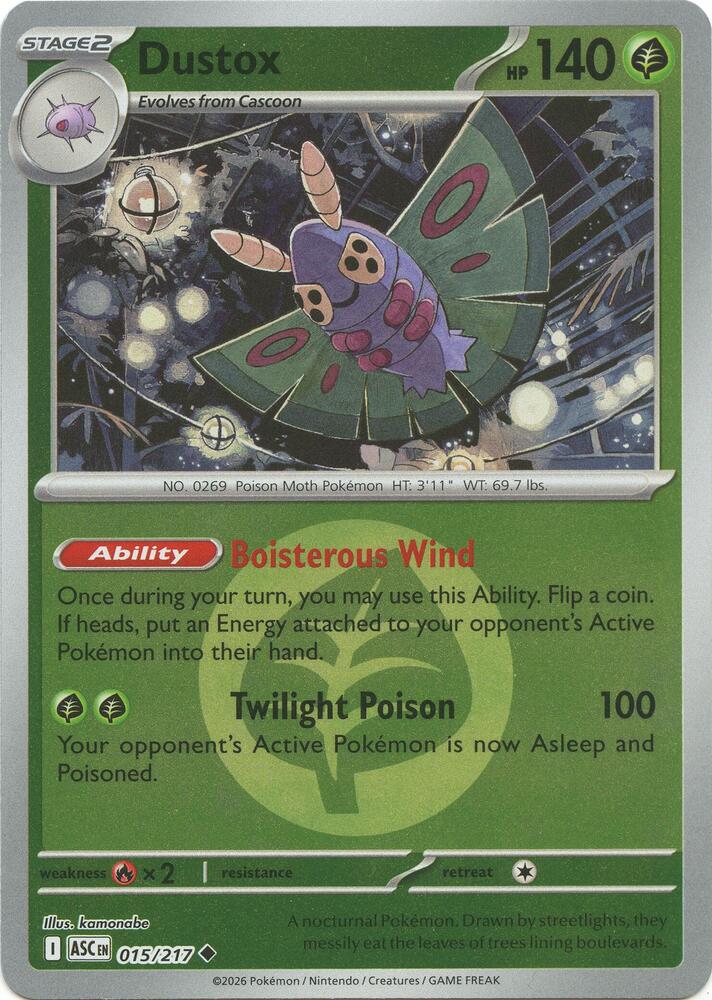 Dustox (Energy Symbol Pattern) - 015/217 - Uncommon