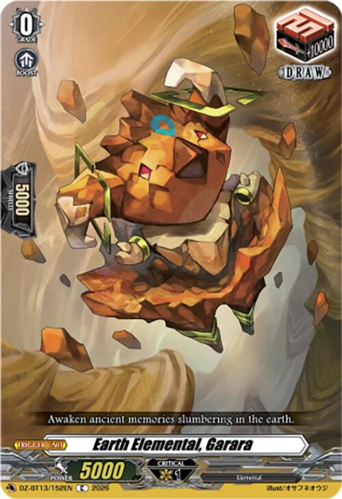 Earth Elemental, Garara - DZ-BT13/152EN - Common
