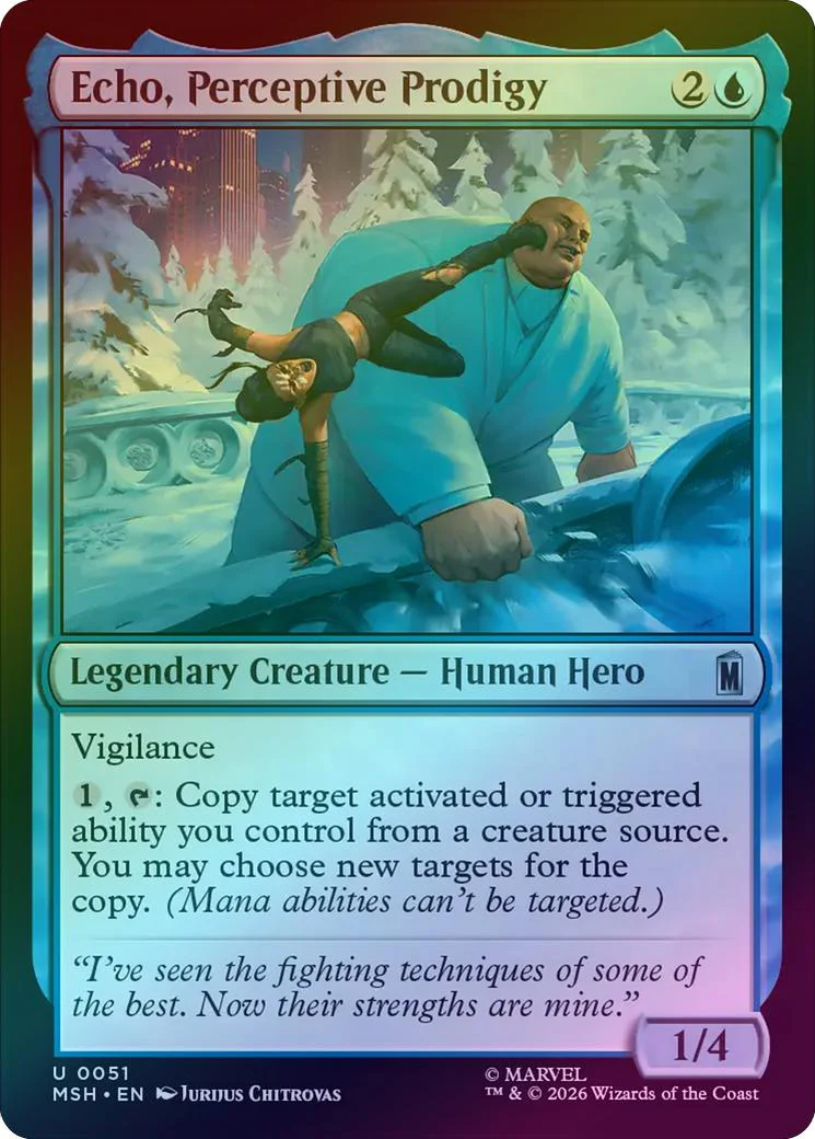 Echo, Perceptive Prodigy (Foil) (MSH)