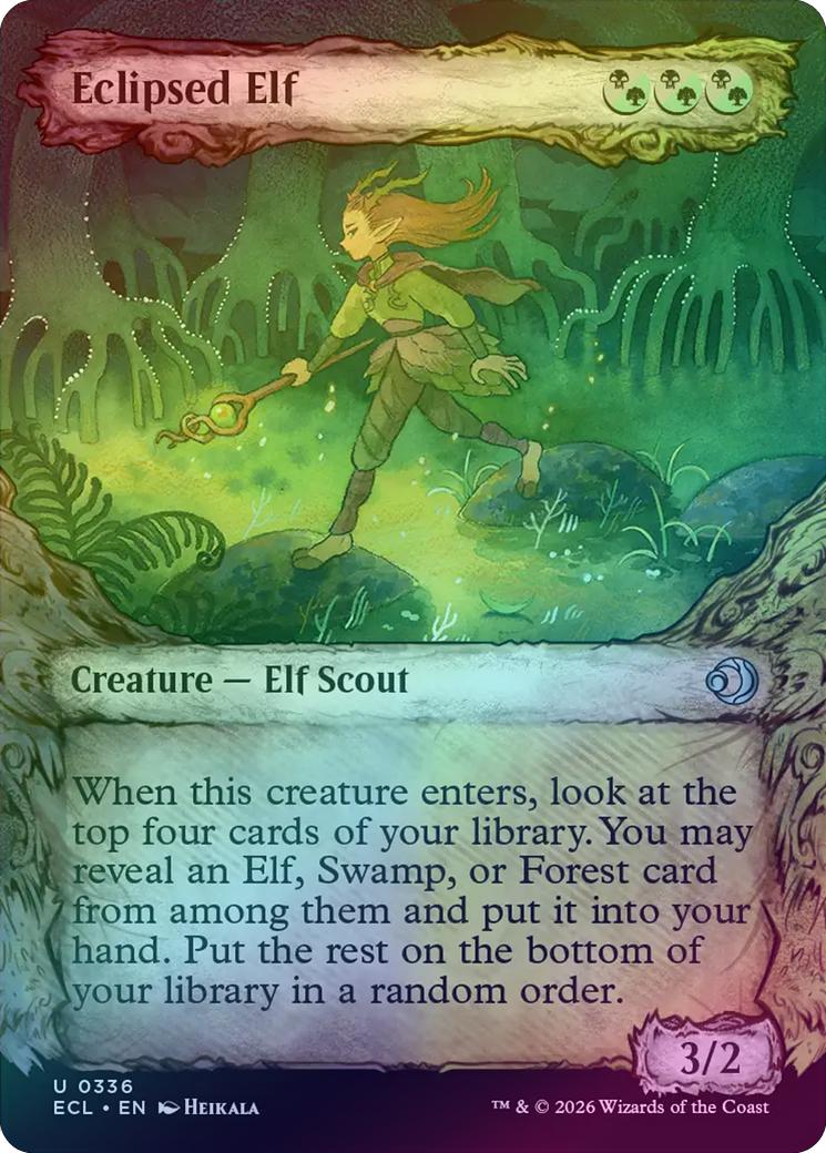 Eclipsed Elf - Fable Frame Showcase (Foil) (ECL)