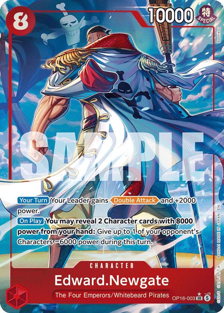 Edward.Newgate (Alternate Art) - OP16-003 - Super Rare