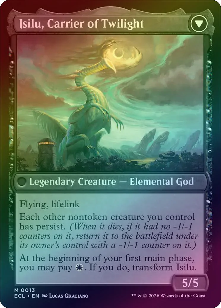 Eirdu, Carrier of Dawn // Isilu, Carrier of Twilight - Promo Pack (Foil) (PECL) - Image 2