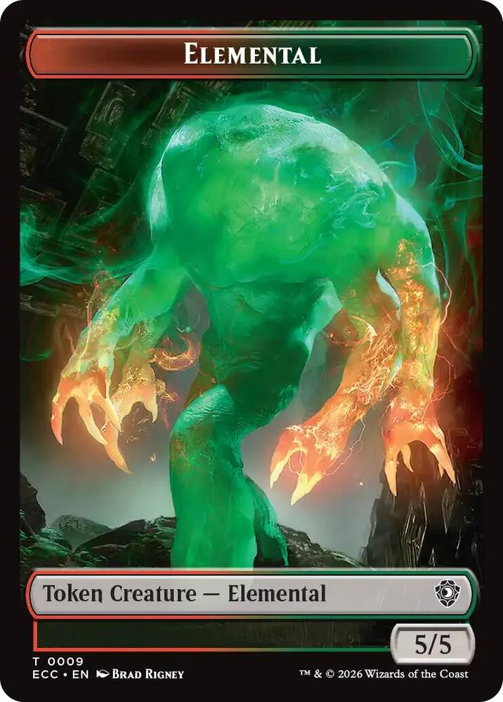 Elemental // Elemental Token (Foil) (TECC) - Image 2