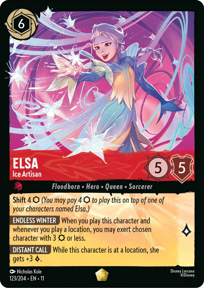 Elsa (Ice Artisan) - 123/204 - Legendary