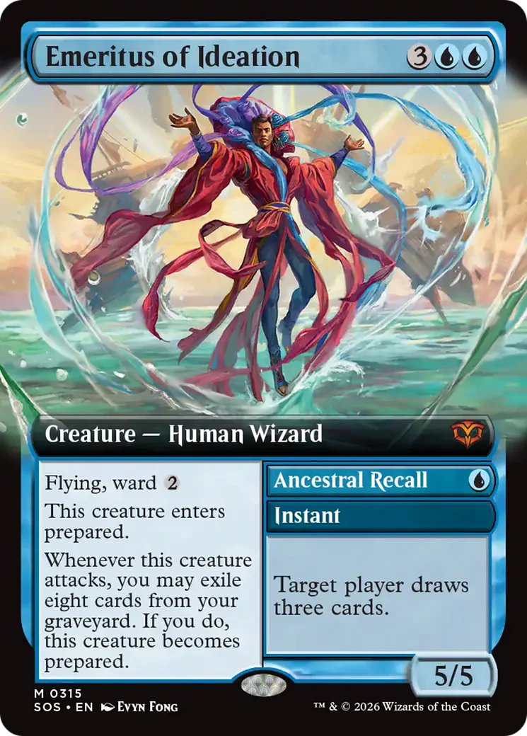 Emeritus of Ideation // Ancestral Recall - Extended Art (SOS)