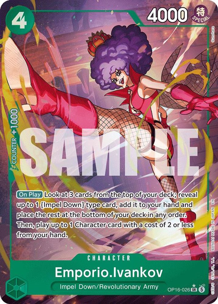 Emporio.Ivankov (026) (Alternate Art) - OP16-026 - Super Rare