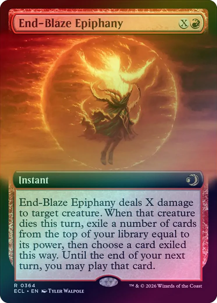 End-Blaze Epiphany - Extended Art (Foil) (ECL)