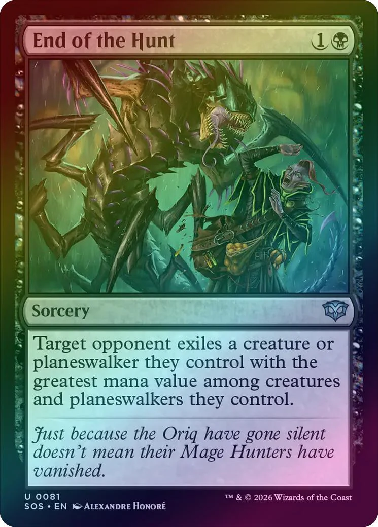 End of the Hunt (Foil) (SOS)