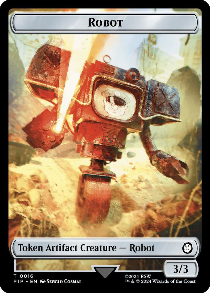 Energy Reserve // Robot Token (Foil) (TPIP) - Image 2
