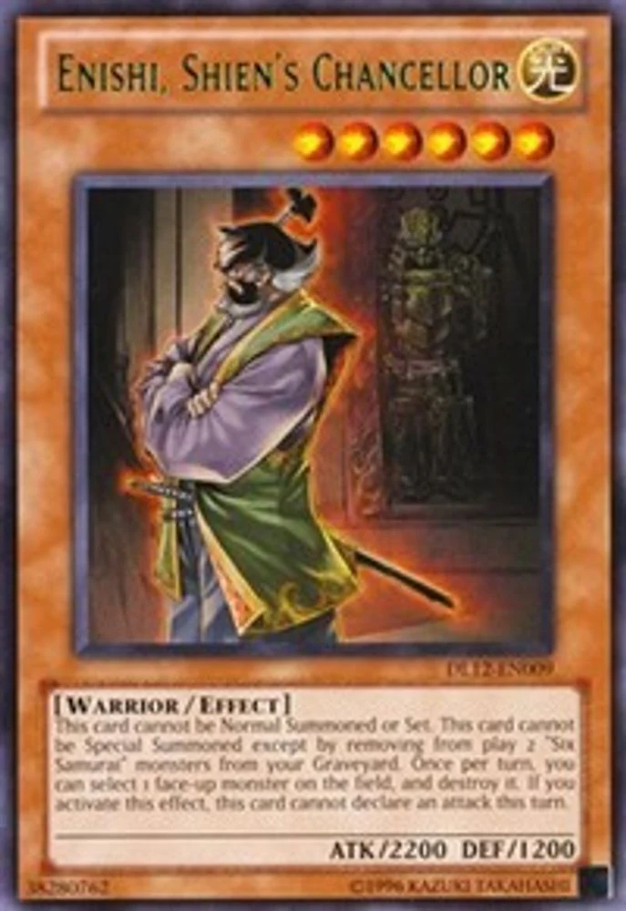 Enishi, Shien's Chancellor (Green) - DL12-EN009 - Rare