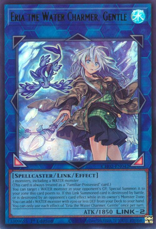Eria the Water Charmer, Gentle - CH02-EN042 - Ultra Rare - 1st Edition