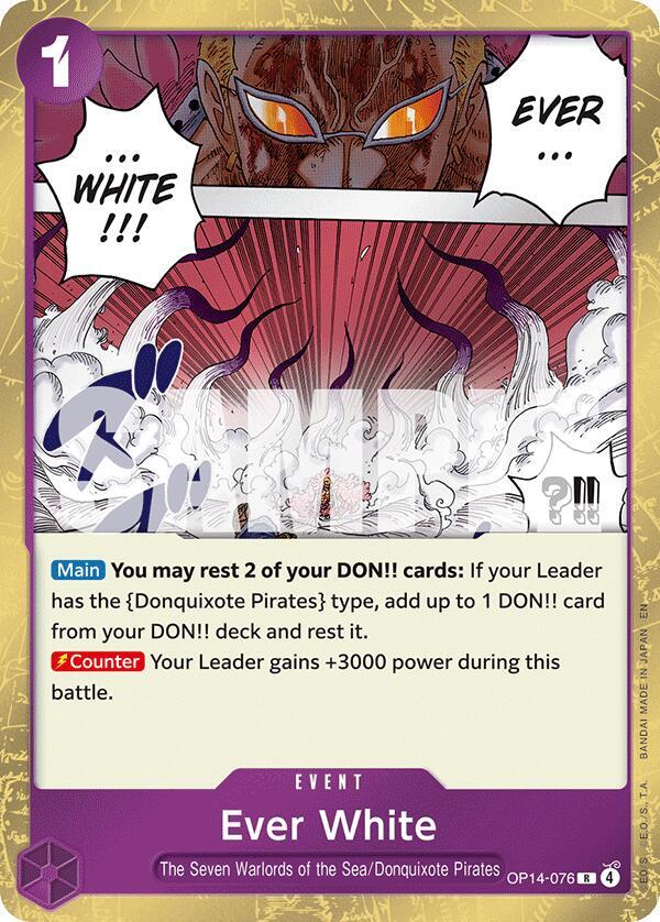Ever White - OP14-076 - Rare