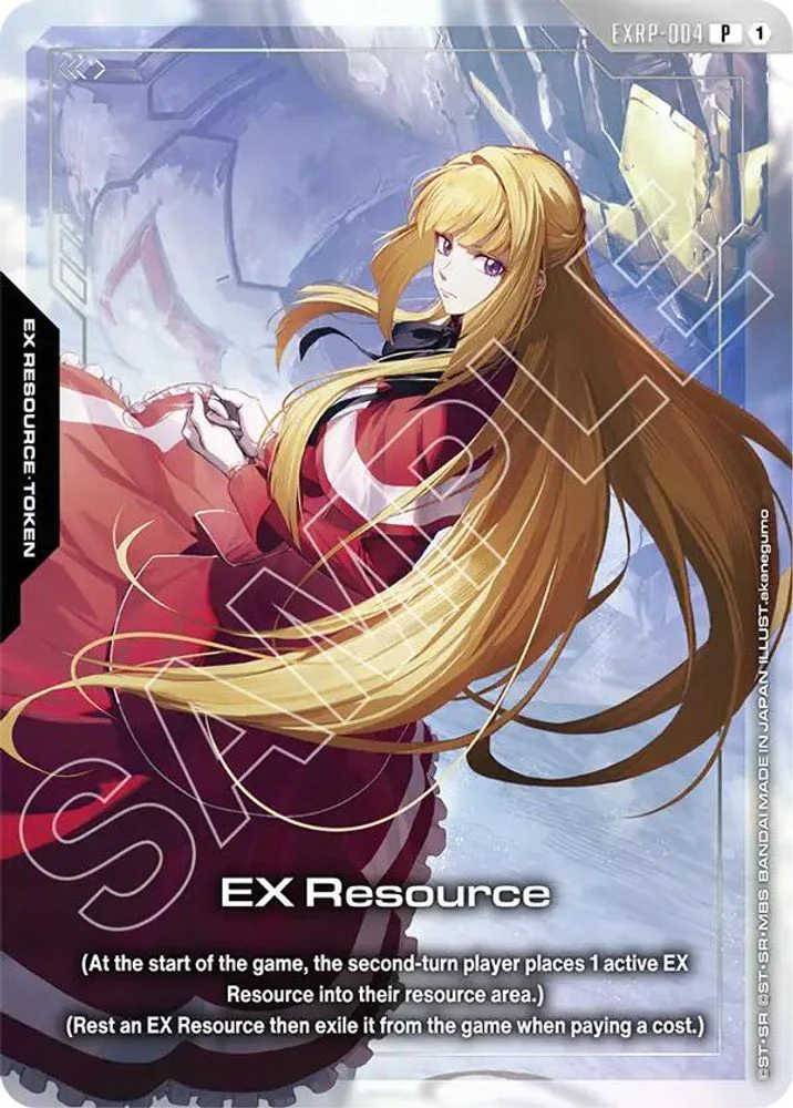 EX Resource (EXRP-004) (Premium Card Collection Gundam Assemble - PC01A) - EXRP-004 - Promo