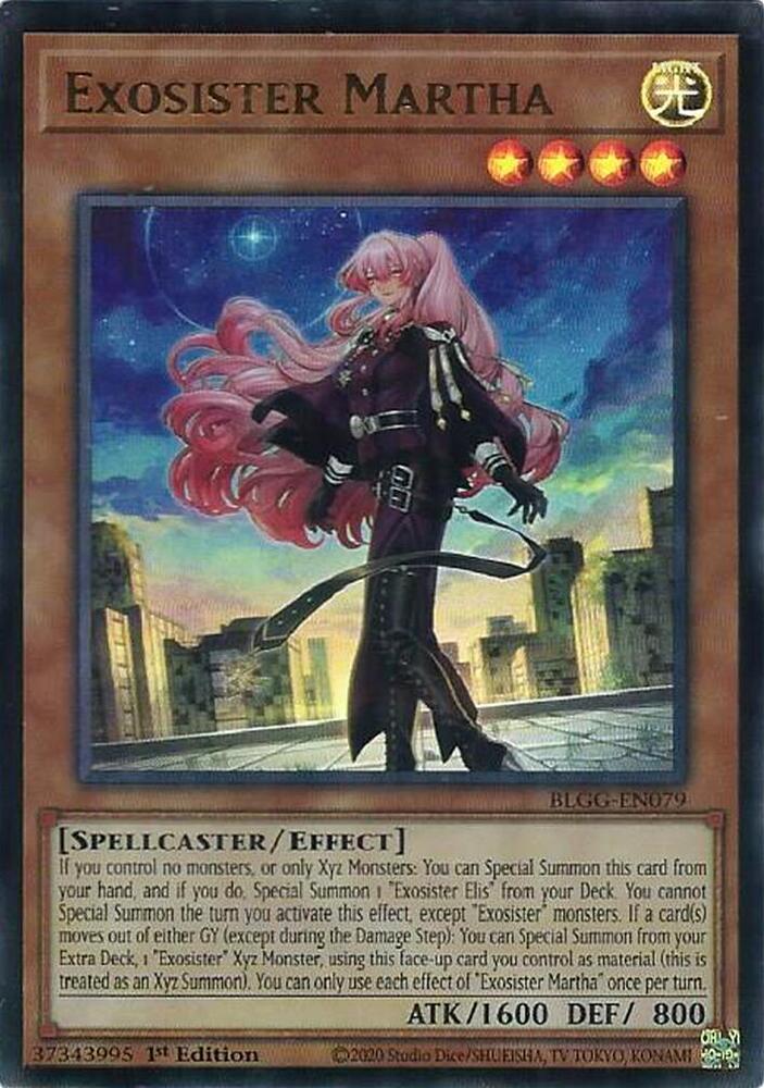 Exosister Martha - BLGG-EN079 - Ultra Rare - 1st Edition