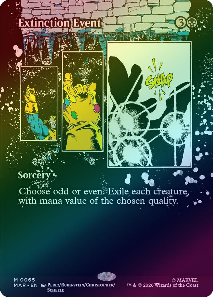 Extinction Event - Source Material Showcase (Foil) (MAR)