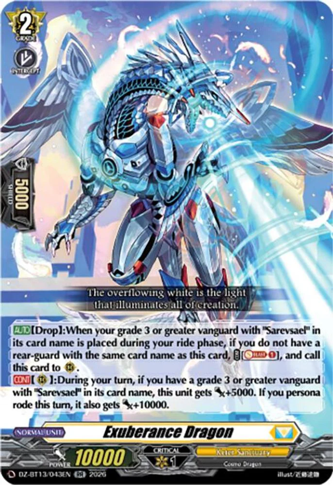 Exuberance Dragon - DZ-BT13/043EN - Double Rare