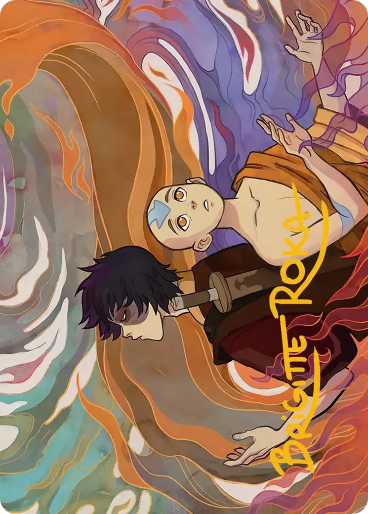 Fated Firepower - Art Series (Gold-Stamped Signature) (ATLA)