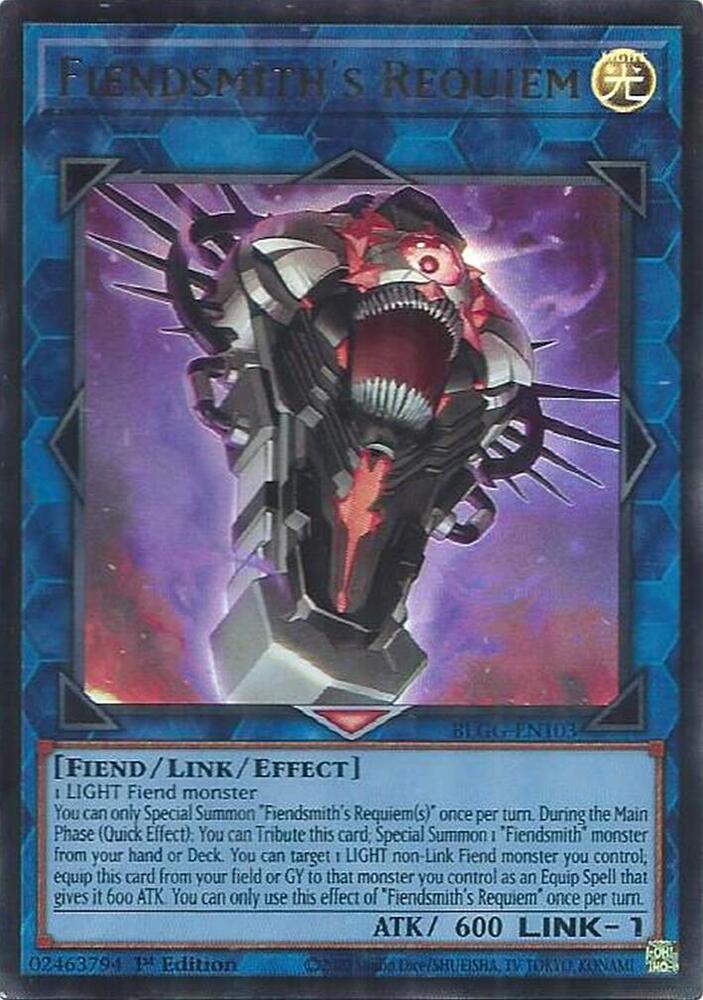 Fiendsmith's Requiem - BLGG-EN103 - Ultra Rare - 1st Edition