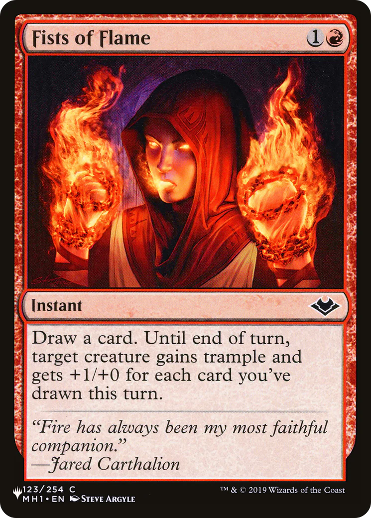 Fists of Flame - MH1 Reprint (PLST)