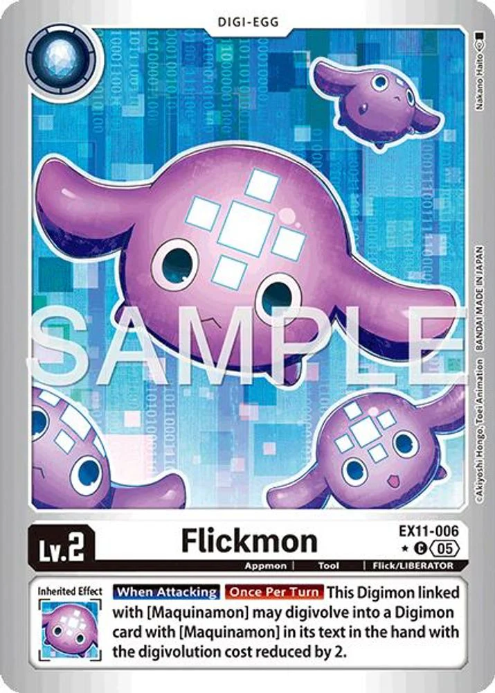 Flickmon (Limited Foil) - EX11-006 - Common