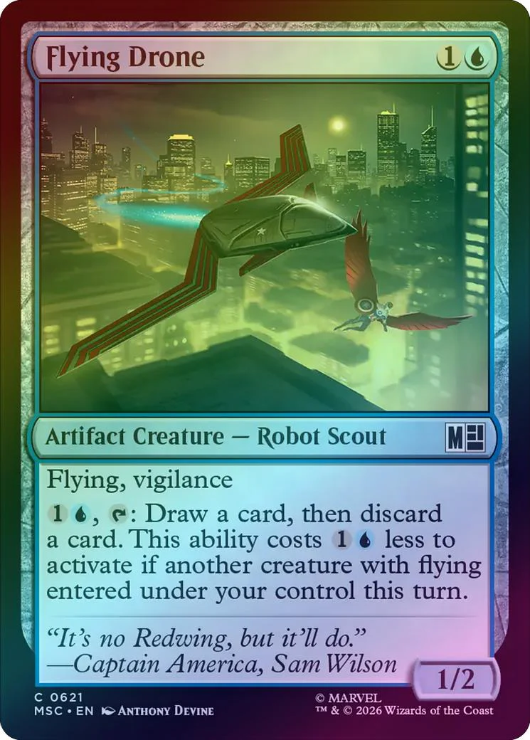 Flying Drone (Foil) (MSC)