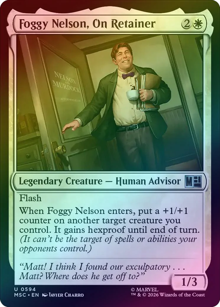 Foggy Nelson, On Retainer (Foil) (MSC)