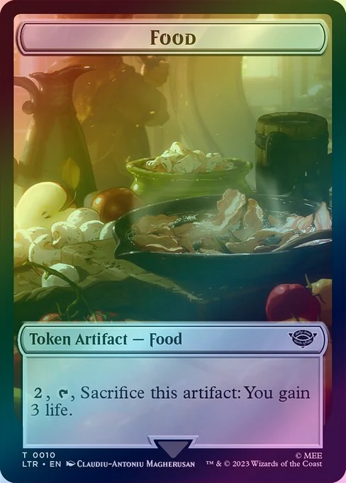 Food (010) // Ballistic Boulder Token (Foil) (TLTR)