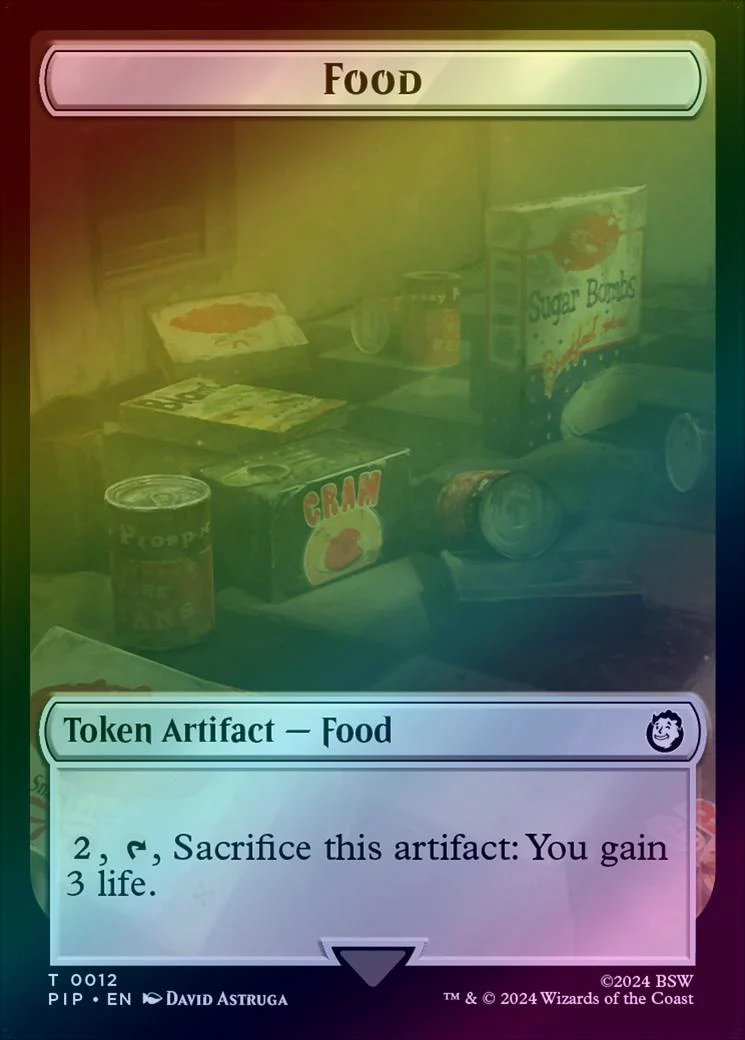 Food (012) // Clue Token (Foil) (TPIP)